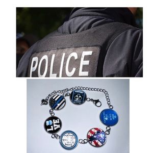 $8 Law Enforcement Bracelet. New. Stainless Steel. $8 if bundled